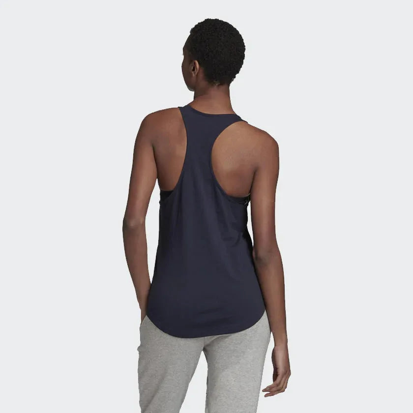 Focusing on the racerback straps and the clean Legend Ink finish.