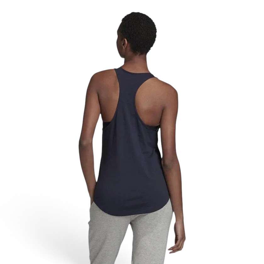 Focusing on the racerback straps and the clean Legend Ink finish.