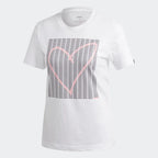 tradesports.co.uk Adidas Women's Adi Heart Training Tee GD4996