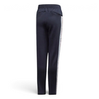 Displays the clean rear design and the quality of the stitching.