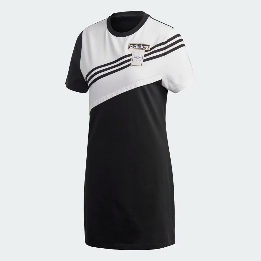 Adidas Adibreak Dress – Sporty Elegance with Classic Stripes