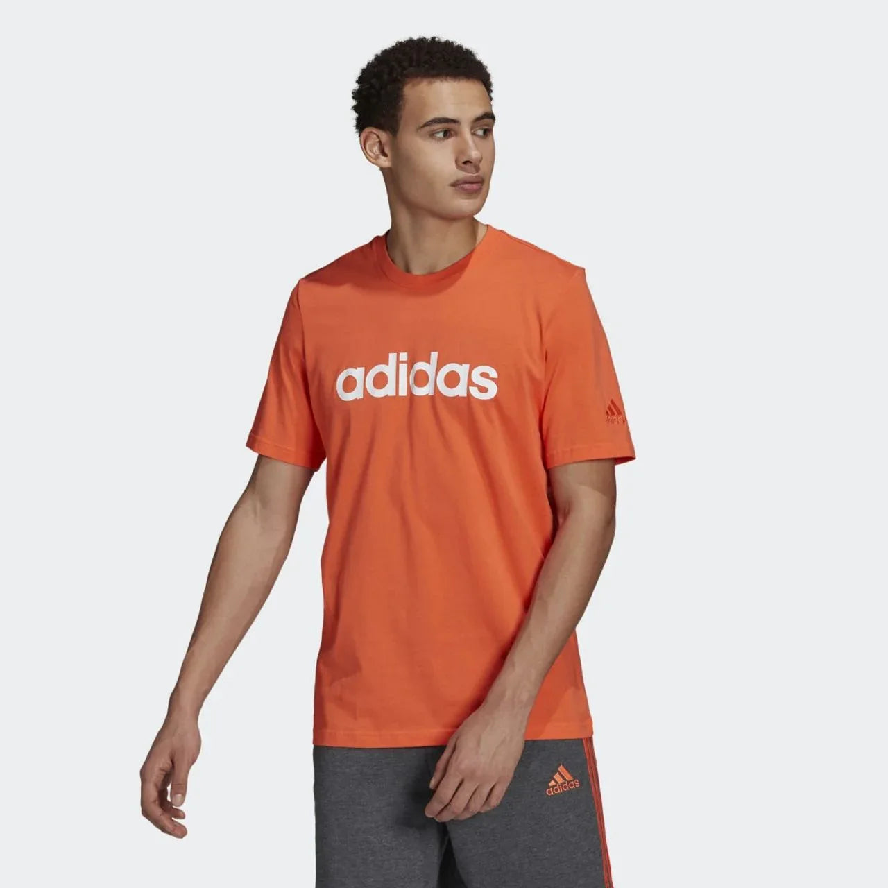 tradesports.co.uk Adidas Men's Essentials Linear T-Shirt GL0063 Main image
