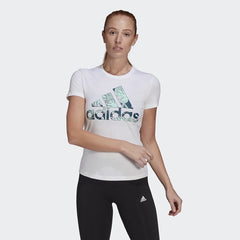 tradesports.co.uk Adidas Women's Tropical Graphic T-Shirt GL6845