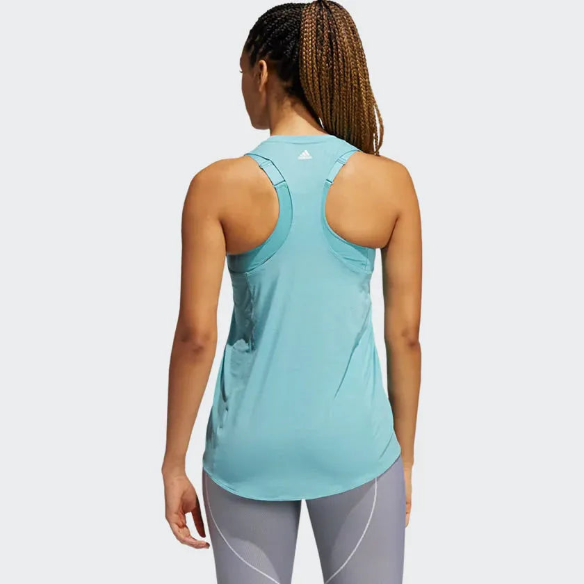 Adidas Women's 3-Stripes Logo Tank Top Mint Ton GR8055 Size L Secondary image