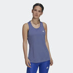 Adidas Women's Aeroready D2M Techfit Racerback Tank Top Violet GS6342