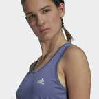 Adidas Women's Aeroready D2M Techfit Racerback Tank Top Violet GS6342