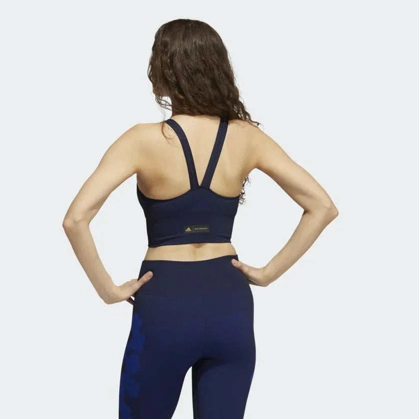 Adidas x Marimekko Aeroknit Long Line Bra Legend Ink GU4588 Secondary image