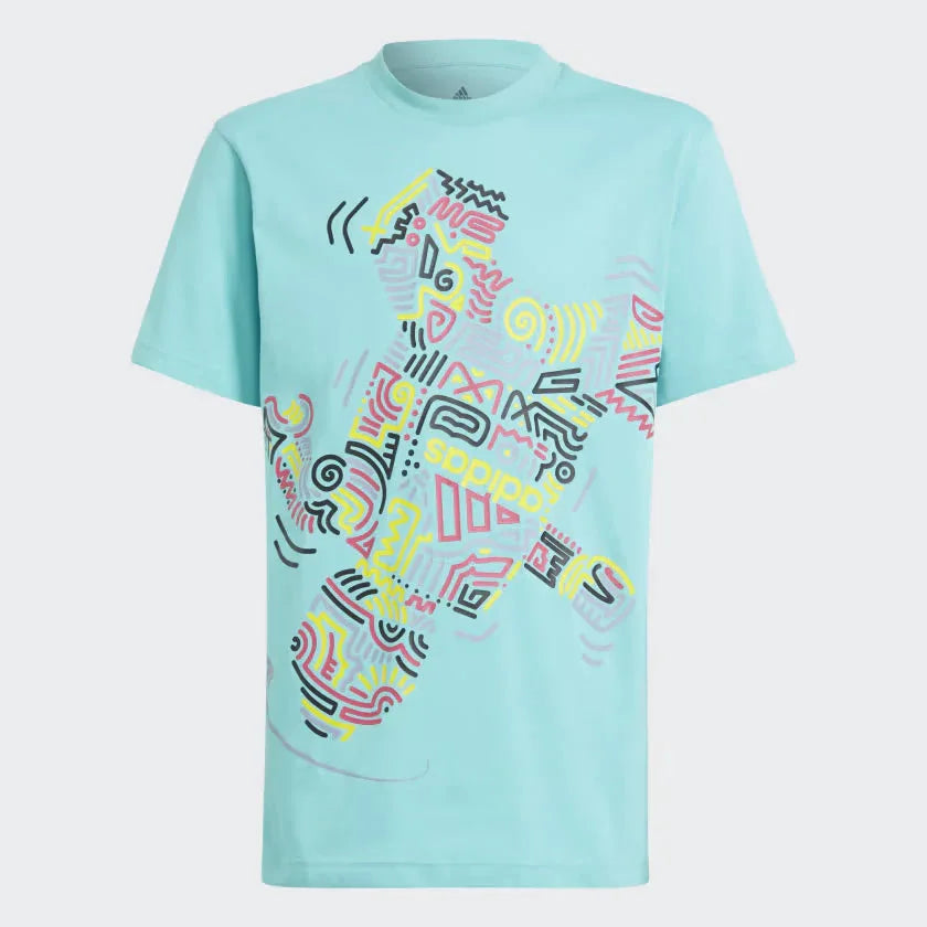 Adidas x LEGO® Classic Graphic T-Shirt Semi Mint Rush GU8902 15-16 Years Secondary image
