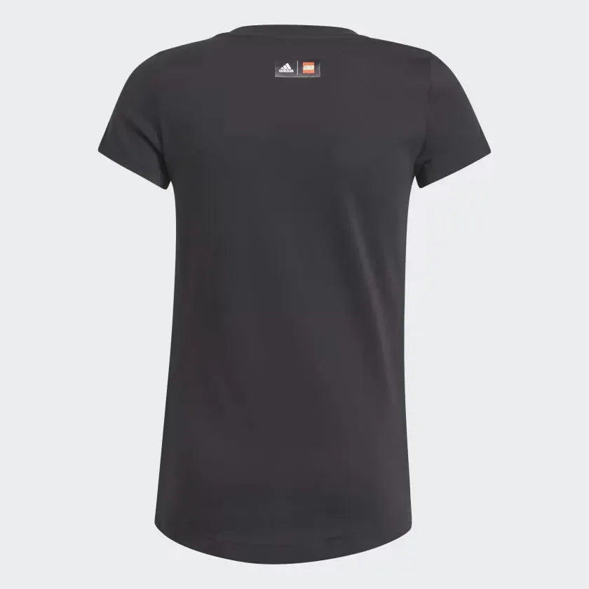 Adidas x LEGO® Juniors Graphic T-Shirt Black Girls GU8903 4-5 Years Secondary image