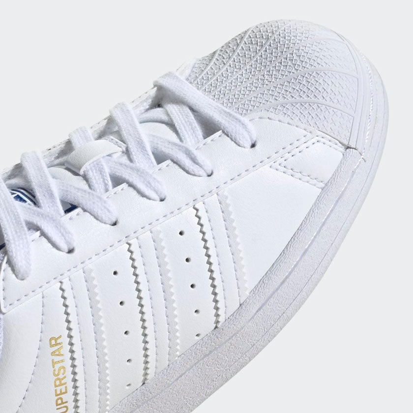 Adidas superstar white metallic junior Clearance
