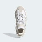 Top-down view of Adidas x Ivy Park Super Sleek 72 Women's sneakers highlighting laces and Ivy Park branding