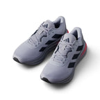 Angled front-three-quarter perspective capturing the reinforced toe box, technical mesh texture, and smooth transition into the cushioned midsole.