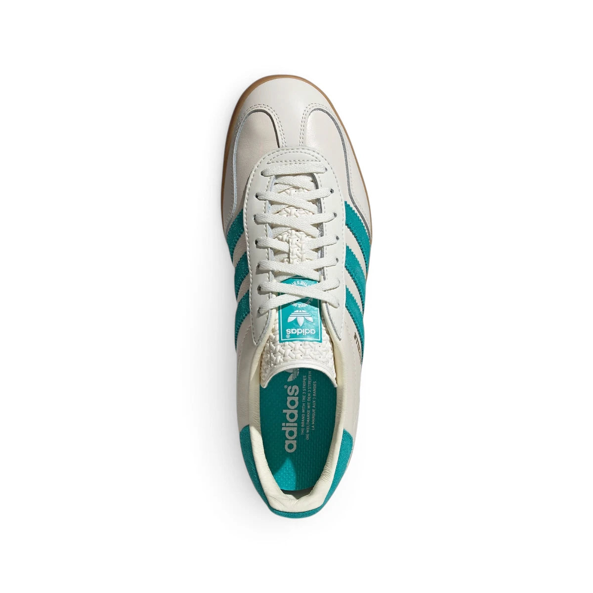 adidas Unisex Gazelle Retro Indoor Trainers Chalk White JI2583 Secondary image