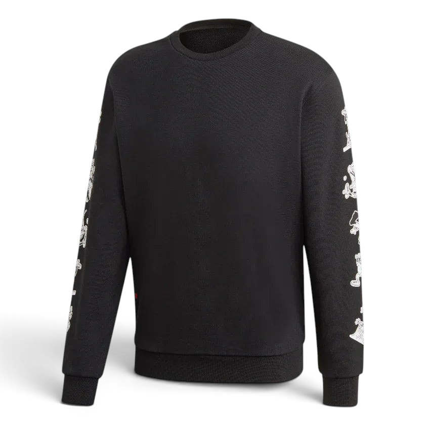 tradesports.co.uk Adidas Originals Men's Goofy Crew Sweatshirt - Black
