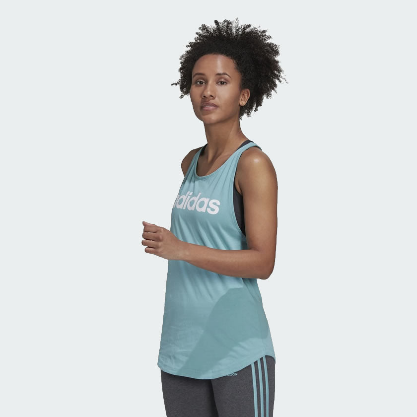 tradesports.co.uk Adidas Women's Linear Loose Tank Top H07756