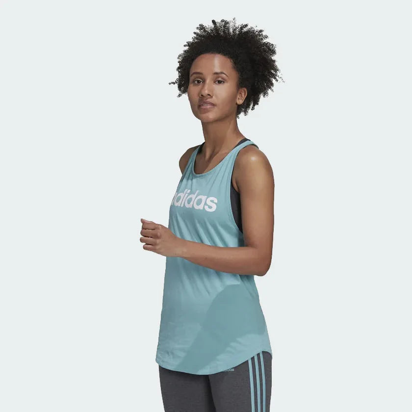 tradesports.co.uk Adidas Women's Linear Loose Tank Top H07756 Main image