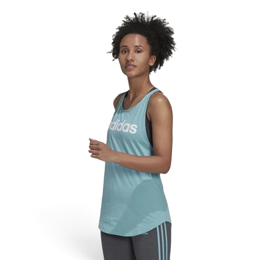 tradesports.co.uk Adidas Women's Linear Loose Tank Top H07756 Main image