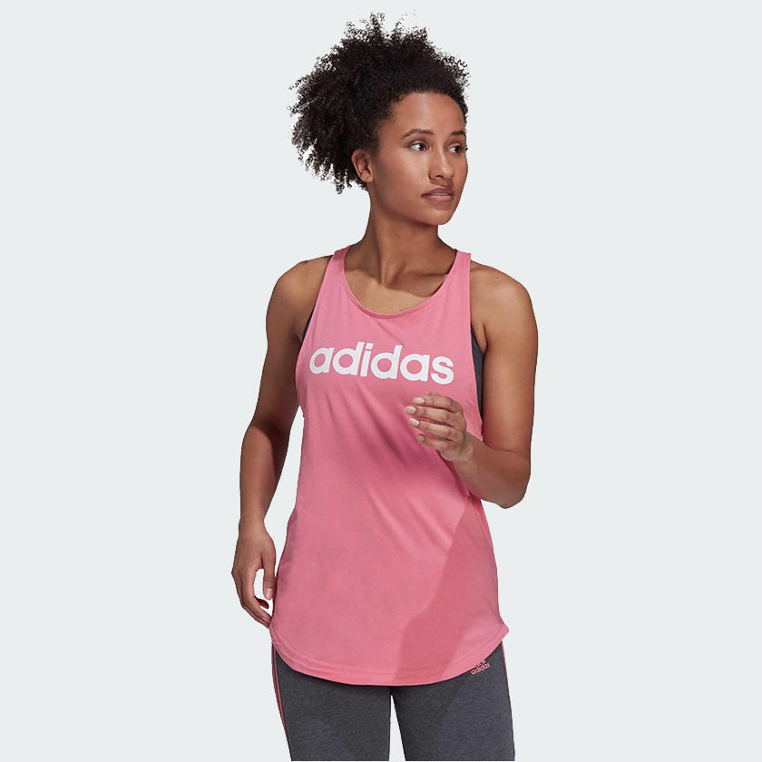 tradesports.co.uk Adidas Women's Linear Loose Tank Top H07757