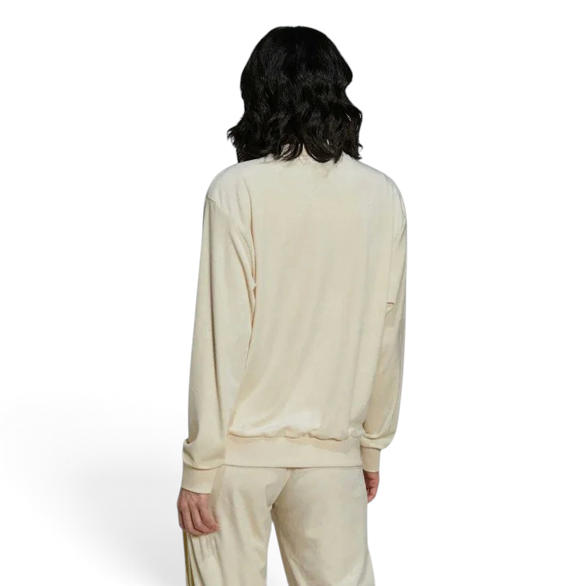 adidas Originals Women's Monogram Velvet Sweater Wonder White H18044 Secondary image