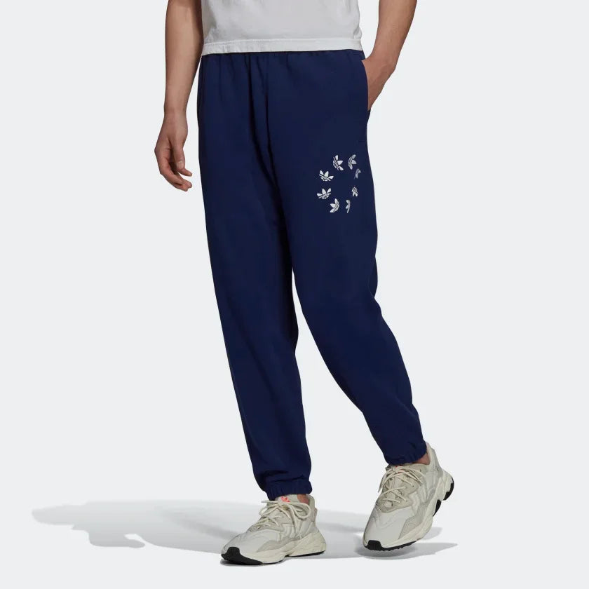 Adidas Originals Men's Shattered Trefoil Heavyweight Track Pants Night Sky H37727