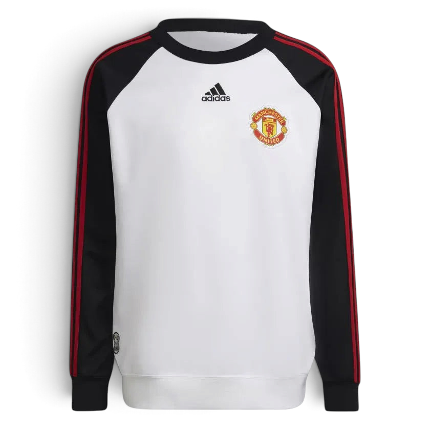 Adidas Men's Manchester United Teamgeist Crew Sweater  White H64071 Size M Secondary image