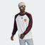 Highlights the trademark loose-fit silhouette and the distinctive Teamgeist curved seam lines.