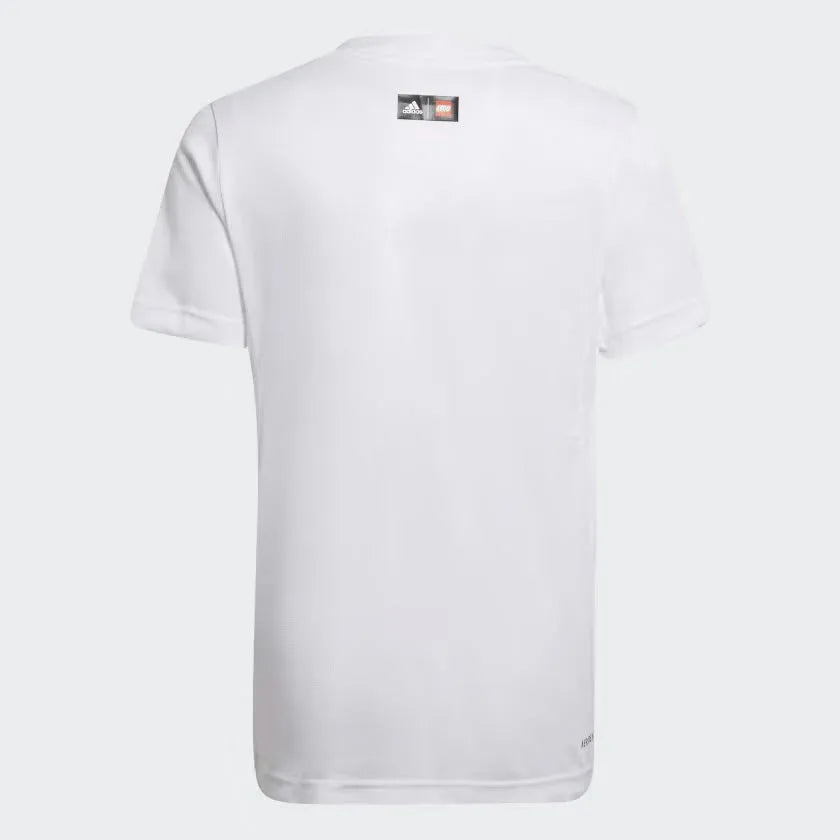 Adidas x Lego Play Kid's White Polyester T-Shirt H65341 Secondary image