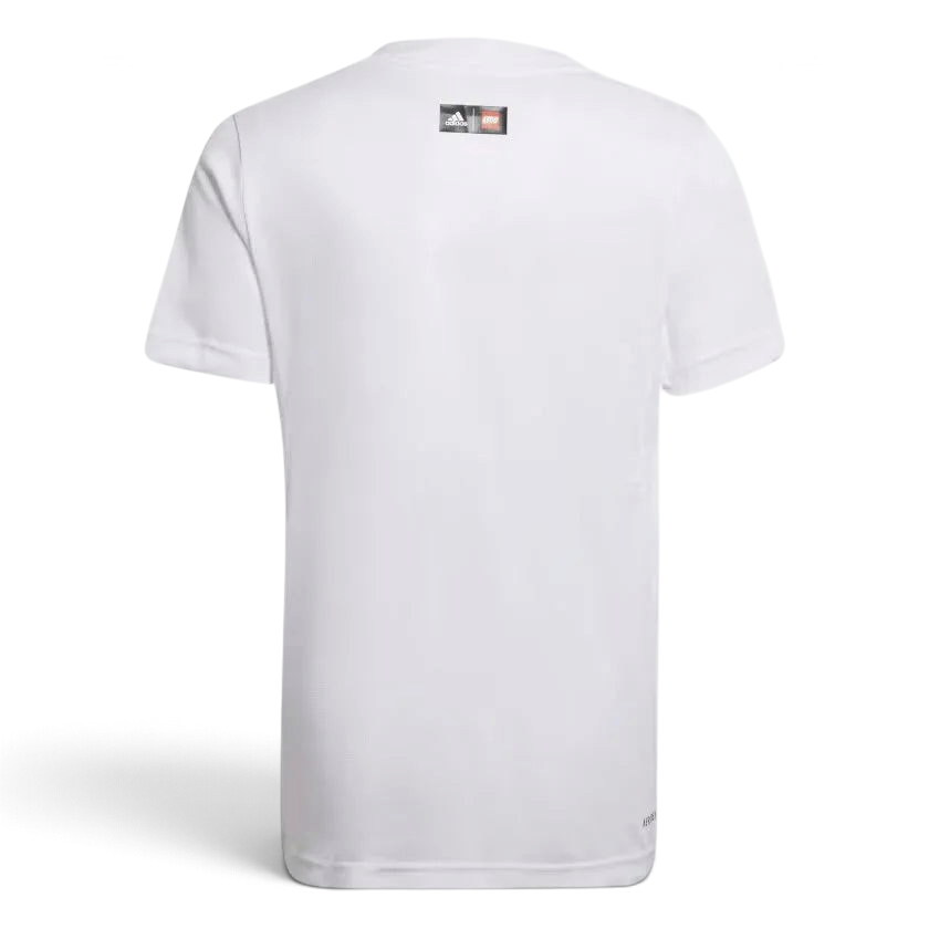 Adidas x Lego Play Kid's White Polyester T-Shirt H65341 Secondary image