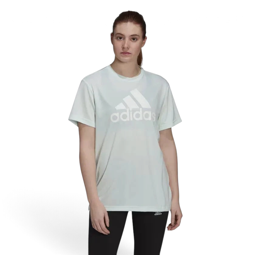 tradesports.co.uk Adidas Women's Aeroready D2M Boyfriend T-Shirt H65827 Main image