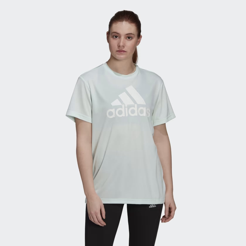 tradesports.co.uk Adidas Women's Aeroready D2M Boyfriend T-Shirt H65827