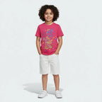 Adidas x LEGO® Vidiyo Juniors' Graphic T-Shirt Real Magenta HA4043