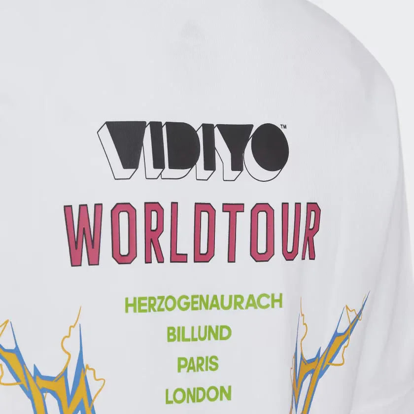 Close up of the rear of the t-shirt