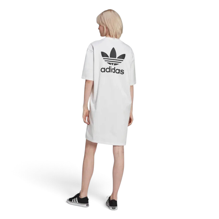 Adidas Women's adicolor Big Trefoil Tee Dress HC2034 Size 4 Secondary image
