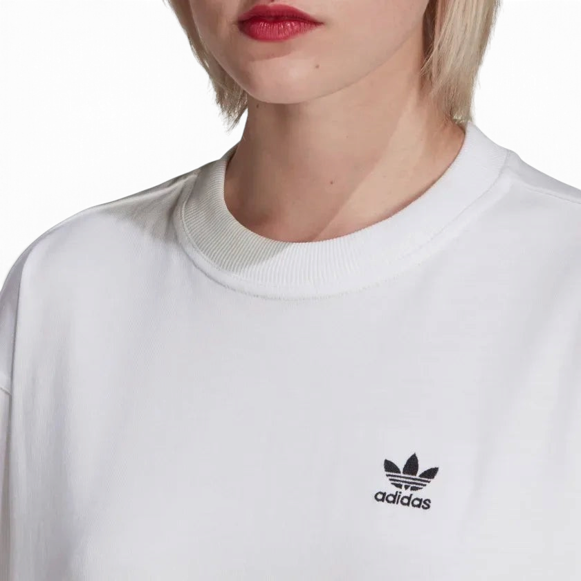 tradesports.co.uk Adidas Women's adicolor Big Trefoil Tee Dress HC2034