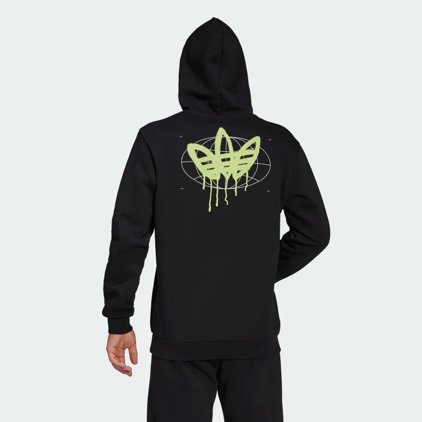 Green and black clearance adidas hoodie