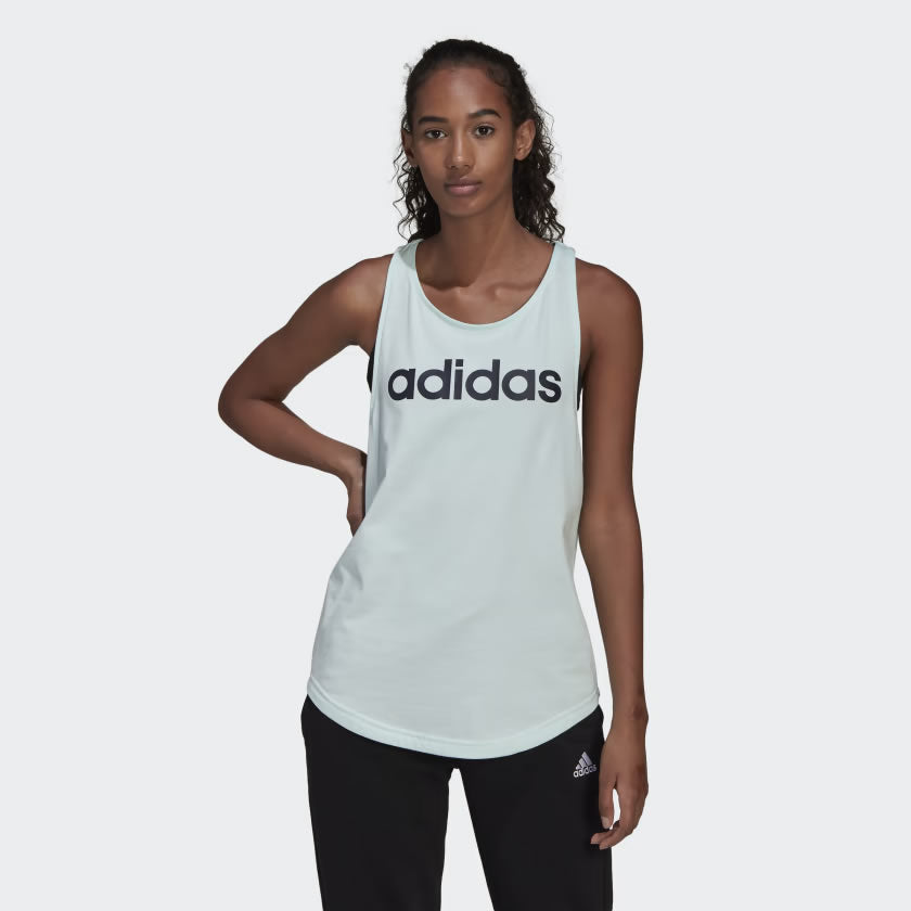 tradesports.co.uk Adidas Women's Linear Loose Tank Top HD1683