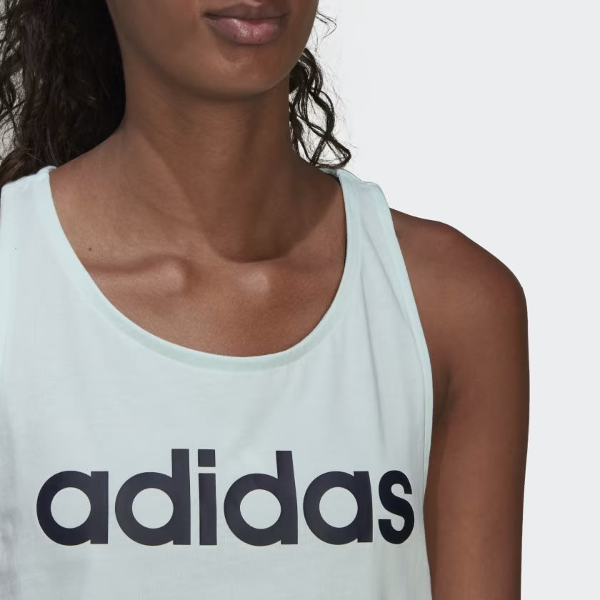 tradesports.co.uk Adidas Women's Linear Loose Tank Top HD1683