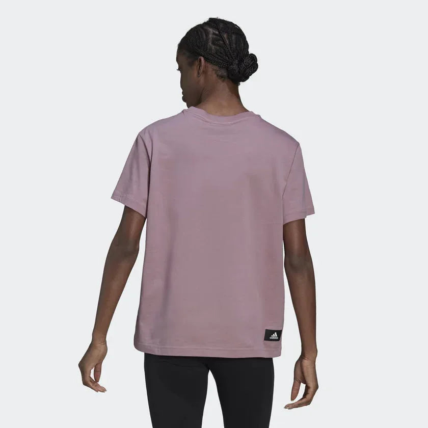 Adidas Women's Sportswear Future Icons Loose Fit T-Shirt Magic Mauve (HE0306) Secondary image
