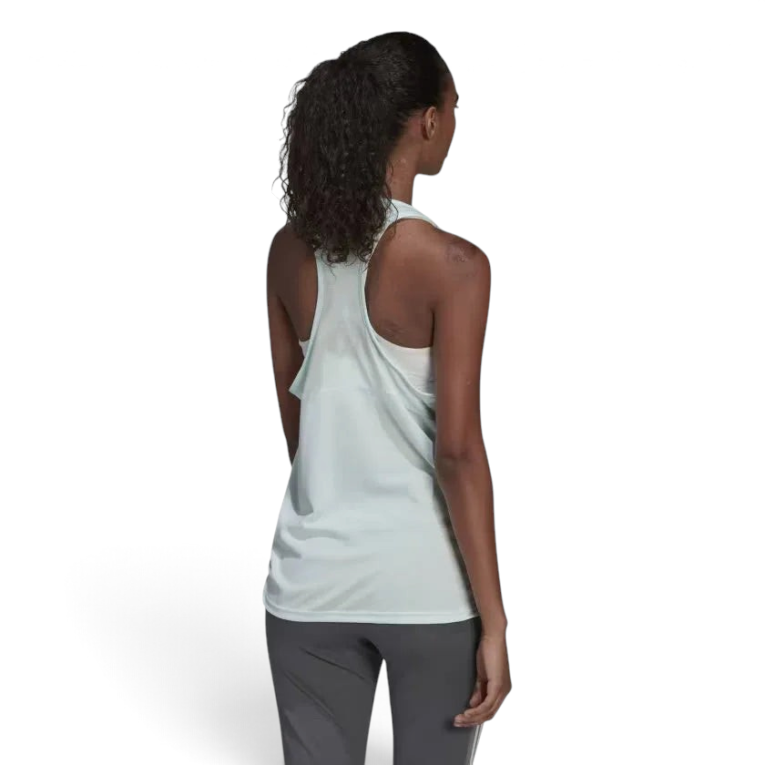 Adidas Women's AEROREADY Mesh Back Tank Top Ice Mint HE6705 Secondary image