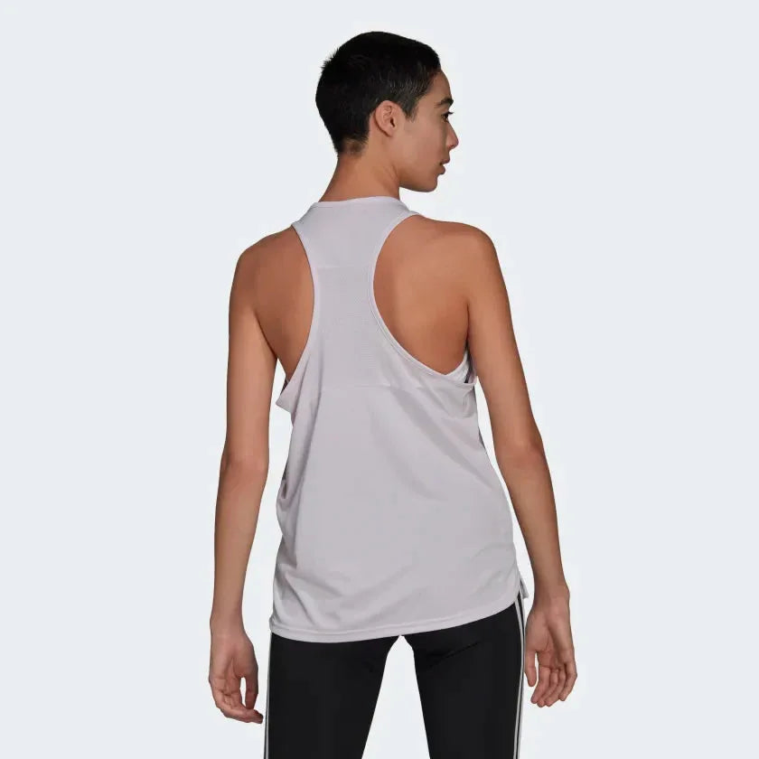 adidas Train Essentials Mesh Back Training Tank Top - Almost Pink HE6707 Secondary image