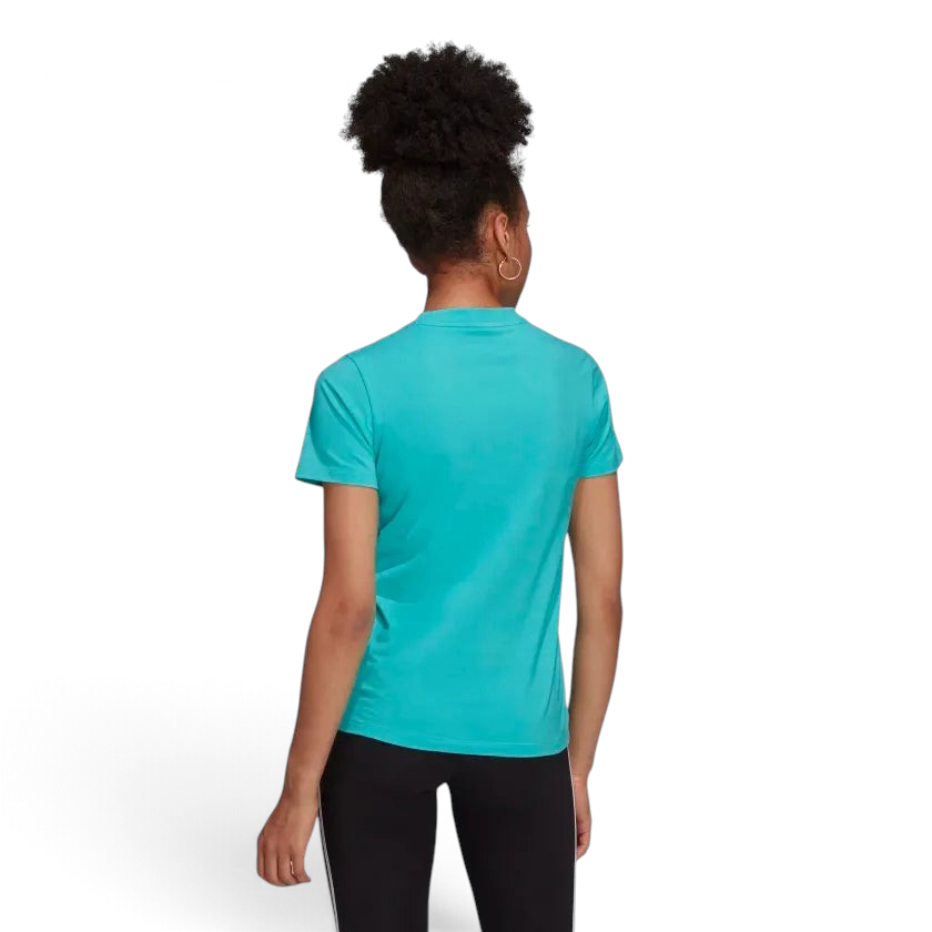 adidas Adicolor Women's Trefoil T-Shirt HE6869 back view highlighting plain design and regular fit