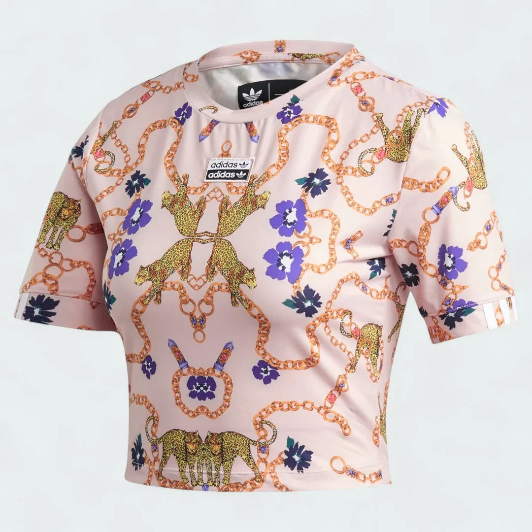 Adidas X Her Studio London Cropped Tee Multicolour GD4264 Secondary image