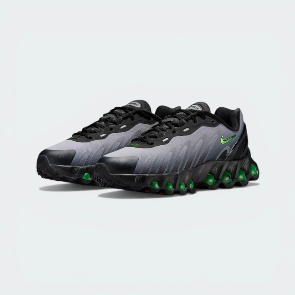 Emphasising the low-profile silhouette and the breathable "slashed" mesh panels on the lateral sides.