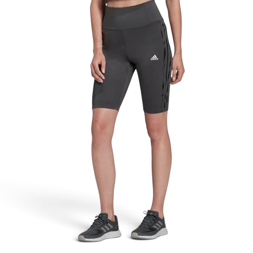 tradesports.co.uk Adidas Women's Aeroready Tiger Print Short Tights HG6255