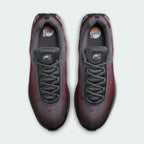 Nike Air Max DN Men's Black Trainers HM0708-002 top view showing padded collar, tongue, and lace-up design