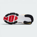 Displays the redesigned traction pattern across the rubber sole, highlighting the strategically positioned agility pods engineered for unreal everyday multi-surface road grip and a smooth, fluid roll-through.