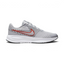 Trade Sports Nike Run Defy men's grey running trainers with a bright crimson swoosh and white foam midsole
