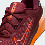 Close-up zoom on the front of the Nike Juniper Trail 2 GORE-TEX V2 men's trail shoes, showing the reinforced toe cap, mesh upper texture, and lacing system.