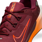 Close-up zoom on the front of the Nike Juniper Trail 2 GORE-TEX V2 men's trail shoes, showing the reinforced toe cap, mesh upper texture, and lacing system.