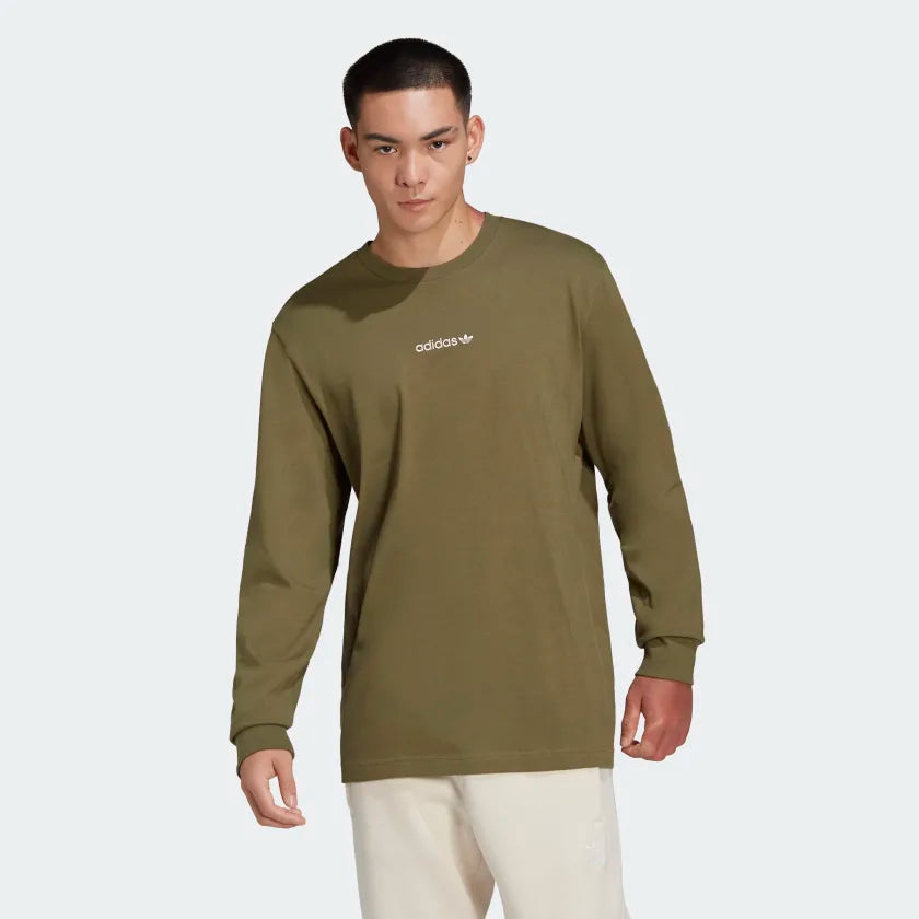 Khaki adidas long sleeve top hotsell